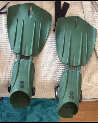 Pinne SCUBAPRO Seawing NovaGreen Monprene,taglia M
