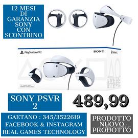 SONY PSVR 2 PS5 NUOVO SIGILLATO