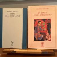 Siegfried Kracauer, due Saggi di filosofia