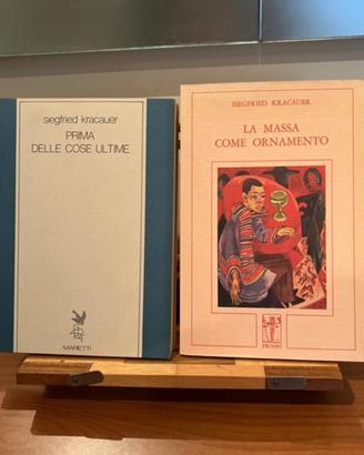 Siegfried Kracauer, due Saggi di filosofia
