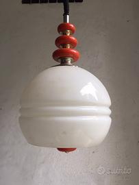 Lampadario originale anni 70 vintage