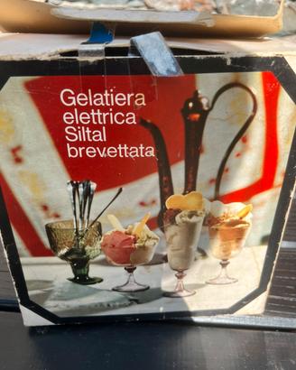 Gelatiera semiautomatica vintage