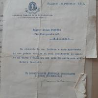 Documenti storici ventennio fascista