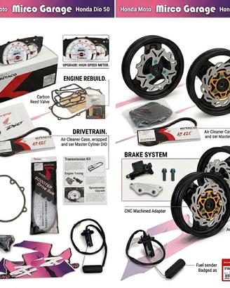 Ricambi scooter Honda DIO 50 ZX AF18 AF34