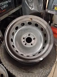 2 cerchi 15 ferro alfa romeo 