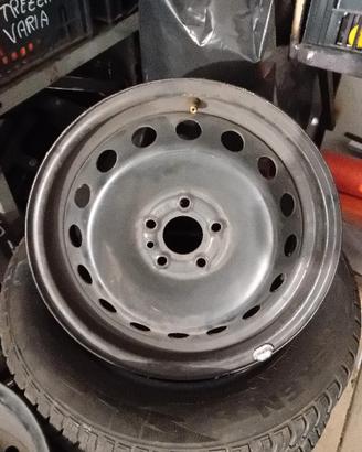 2 cerchi 15 ferro alfa romeo 