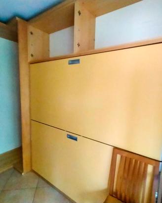 Letto a castello a scomparsa