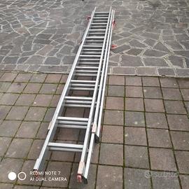 Scala on alluminio, tre pezzi 