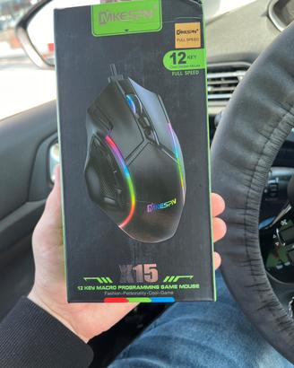 Mouse Gaming MKESPN X15 - 12 Tasti
