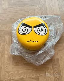 Pouf Sgabello Emoji Giallo – Nuovo con Imballaggio