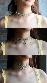 Girocollo/Choker fatto a mano