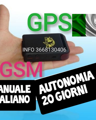 INSEGUITORE PROFESSIONALE con Batteria 20 giorni