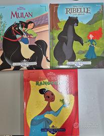 3 libri disney MULAN-RIBELLE-PRINCIPESSA