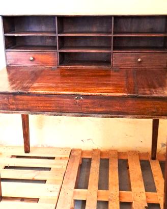 Scrittoio d’epoca primi 900,legno,cassetti segreti