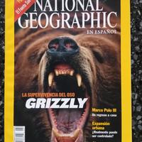 Rivista "National Geographic" 2001 con mappa