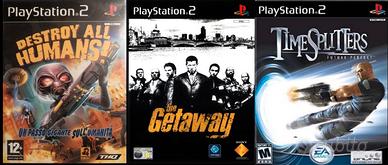 3 giochi per PS2 originali