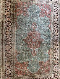 Tappeto persiano Qum in seta