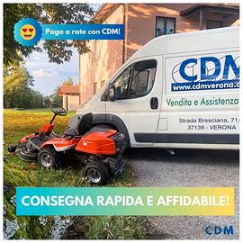 TRATTORINO RIDER HUSQVARNA R 214T + piatto 103