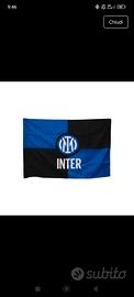 Bandiera Inter FC senza asta misura 40x70