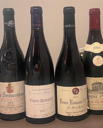 Lotto 6 bottiglie Francia Pape & Borgogna.