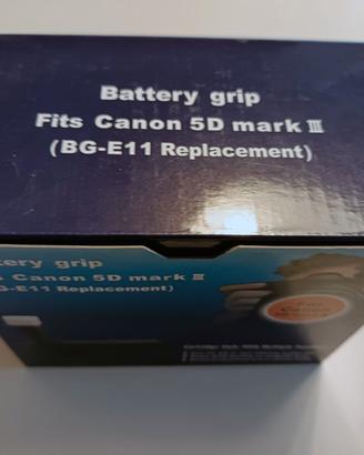 Impugnatura batteria battery grip 5DIII Canon