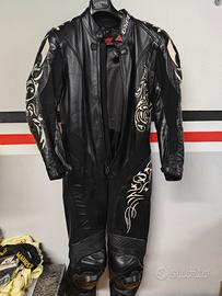 tuta pelle moto donna Dainese 
