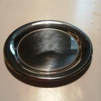 Piattino sottobottiglia in acciaio inox 