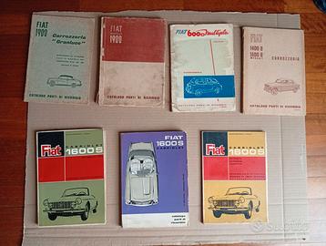Fiat 1600 S Cabrio 1400 600 Mutipla Catalogo Ricam
