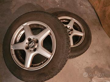 Cerchi in lega MSW 15" con gomme invernali