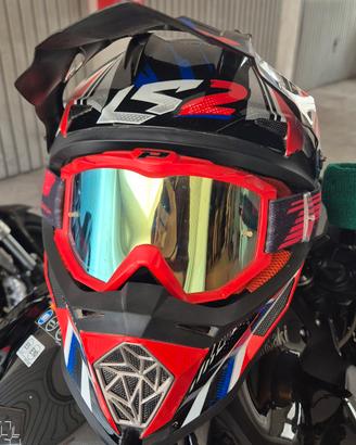 Casco Cross LS2 tg L