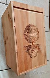 cassa in legno per vino