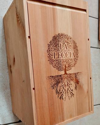cassa in legno per vino