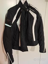 Giacca moto donna Prexport + guanti Dainese