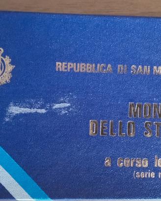 Monete Serie Ridotta Lire di San Marino 1972