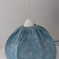 Lampadario azzurro per cameretta