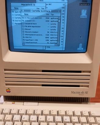 Computer Macintosh SE funzionante 