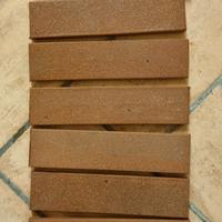 listello finto pietravista rosso sabbiato