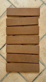 listello finto pietravista rosso sabbiato