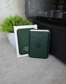 Portacarte magnetico per Apple Iphone verde