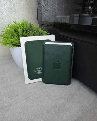 Portacarte magnetico per Apple Iphone verde