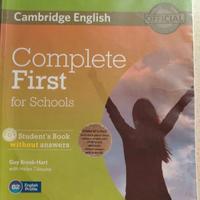 Complete first for schools student's book workbook