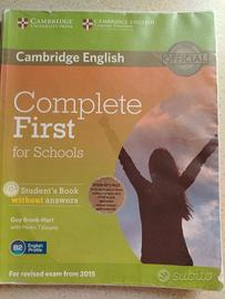 Complete first for schools student's book workbook