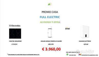 trasformazione in Full Electric...abbandona il gas