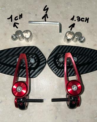 specchietti end bar universali moto/scooter.