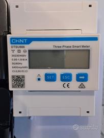 Smart meter trifase 3 PH Chint DTSU666 con TA