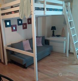 letto a soppalco ikea una piazza e mezza