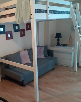 letto a soppalco ikea una piazza e mezza