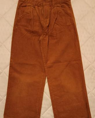 Pantalone velluto bambina Okaibi 8 anni.