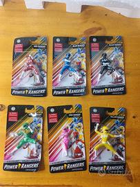 Power ranger 6 mini figure da collezione 