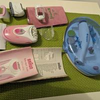 Epilatore donna elettrico Braun+ manicure 